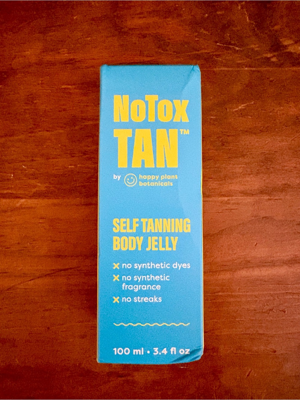 NEW NoTox Tan Self Tanning Body Jelly 3.4 oz Vegan